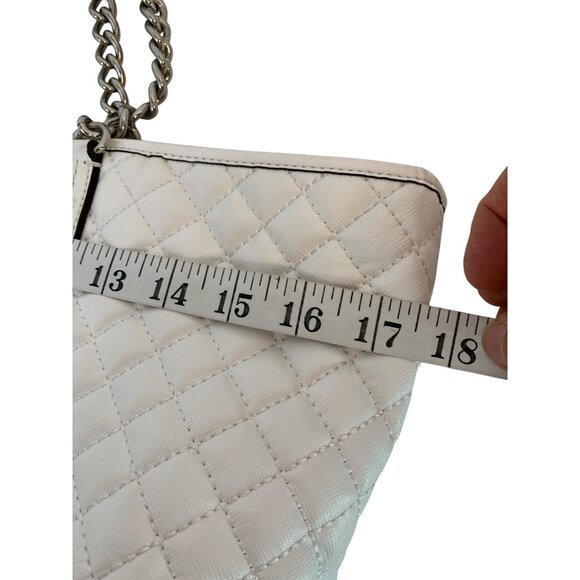 Coach Mewtro F32905 Quilted Leather Tote Bag With Chain Strap & Pockets O10723 - Picture 5 of 15